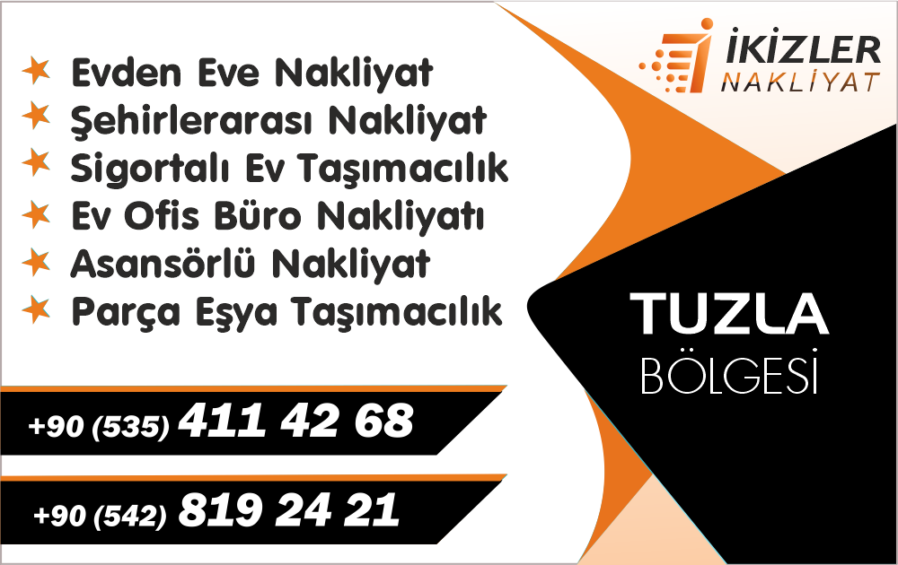 Tuzla İlçesi Evden Eve Şehirlerarası Nakliyat Parça Taşımacılığı